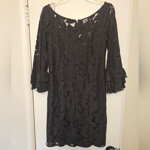 **SOLD**Elegant Black Lace Dress